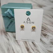 Сережки Stainless Steel нержавіюча сталь 6мм