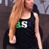 Майка - борцовка с принтом. Одна на выбор