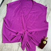 Класна блуза спереду завьязка бант