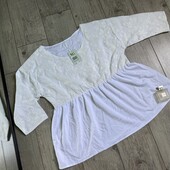 65% cotton гарна блуза прошва квіти валан рюш