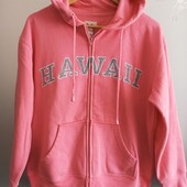 Худи трикотаж с начесом и змейкой.