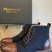 Шикарні чоловічі ботінки, Moretti, р.10,5(44,5-45,5)