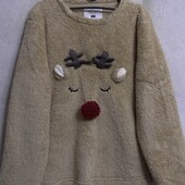 Женская флисовая домашняя пижамная кофта отличного качества