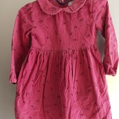 Платье микровельвет 3-4 года