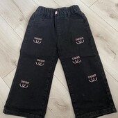 Гарні котонові штанці на дівчинку, віком 2-3 роки, дивіться заміри