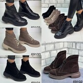 Зимові черевики! Швидка відправка! Натуральна шкіра, замша