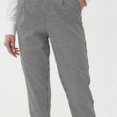 Брюки в клетку высокая посадка от Primark