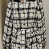 Тёплое пальто - рубашка в составе шерсть