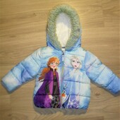 Теплая куртка Дисней 2-3годика рост 98