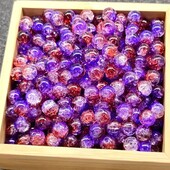 Намисти з ефектом тріщин 10шт