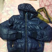 Куртка стьобана з капюшоном м