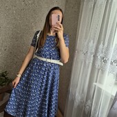 Прекрасне платтячко 100% шовк , квітковий принт ❤️