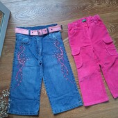 Класні актуальні штанішки двоє в лоті на 2/роки, кльош❤️