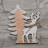 Ялинка з оленем 16,5*14см Decorize