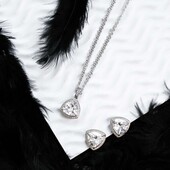 Стильний срібний комплек