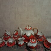 Чашки велікі з блюдцем. 70 ті роки, золото.