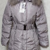 Подовжена тепла куртка. ХС-С( ( на ріст 158-164)