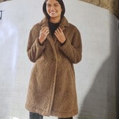 Жіноче тепле пальто з імітацією шкіри ягняти S 36/38 euro
