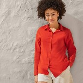 Сорочка із суміші льону та бавовни Esmara 38 euro