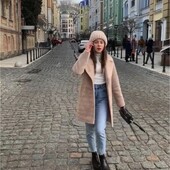 Пальто зимове альпака