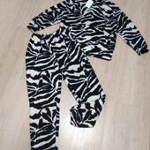 Теплый костюм тедди зебра р.44/48. Новый!