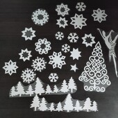 Заламіновані витинанки для вікон.Створіть святковий затишок у вашій оселі