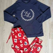 Primark теплый пижамный флисовый комплект размер евро 38/40