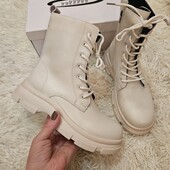 Шикарні демісезонні шкіряні черевики на флісі ,якість супер