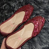 Справжній східні туфлі розшиті бісером 17,5 см