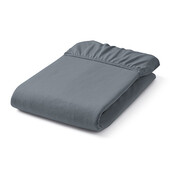 ♕ Трикотажне простирадло на гумці з 100% органічної бавовни, Tchibo (Німеччина), розмір:110 х 200 см