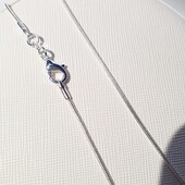 Серебряная цепочка змейка проба 925