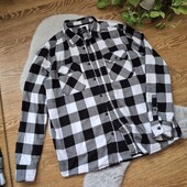 Тепла, байкоаа сорочка в клітинку, якість супер, М