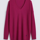 Шикарный свитер, джемпер с ангорой, l.h. , р. наш 54-62, цвет фуксия