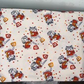 отрез ткани 1.15 м на 0.72м. Материал байка. Милый принт