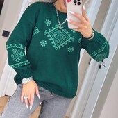 Женский вязаный свитер оверсайз разные цвета