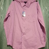 Нова шкільна лілова сорочка хлопчику.