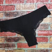 Арт.0304 трусики танга з мереживом від h&m розмір євро s