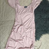 Parallel lines, uk16 рожева сукня рубчик