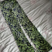 Zara велюрові штани. З розрізами