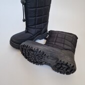 Дутики зимние сапоги Plato черные