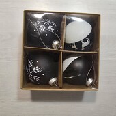 Livarno! Скляні кульки на ялинку, в лоті 4 шт! Лот 5