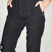 карго капри Roccobarocco с манжетом по ножке на кнопках