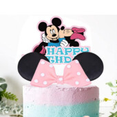 Украшение для торта с Минни Маус,топпер для торта, ушки +бантик
