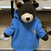 Вмісткий рюкзак іграшка Ведмедик. Висота 40см.