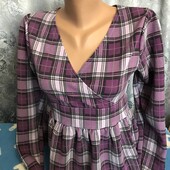 Блузка( из плотного трикотажа ) с баской на женщину или подростка XS/S,см.замеры