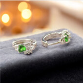 Сережки 'Xuping' Фіаніт (Родій) 058623