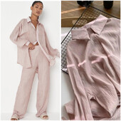 ✨ Дуже крутий костюм двійка сорочка та штани вільного крою. Рекомендую