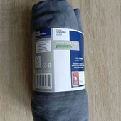 Livarno хлопковая новая простынь на резинке цвет серый размер 90/100/200