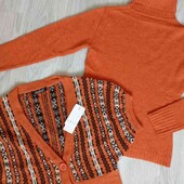 Blossom новый теплый комплект двойка гольф + болеро размер евро 34/36