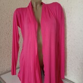 Стильний рожевий кардиган S-М з довгим рукавом. Модный кардиган 3530